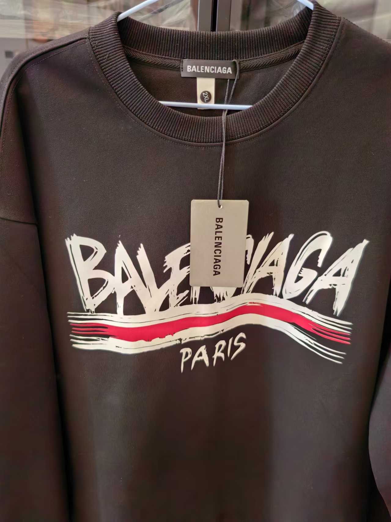 Balenciaga Paris Graffiti Crewneck